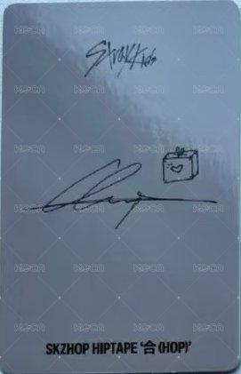 合(HOP) kms 簽售卡  背面