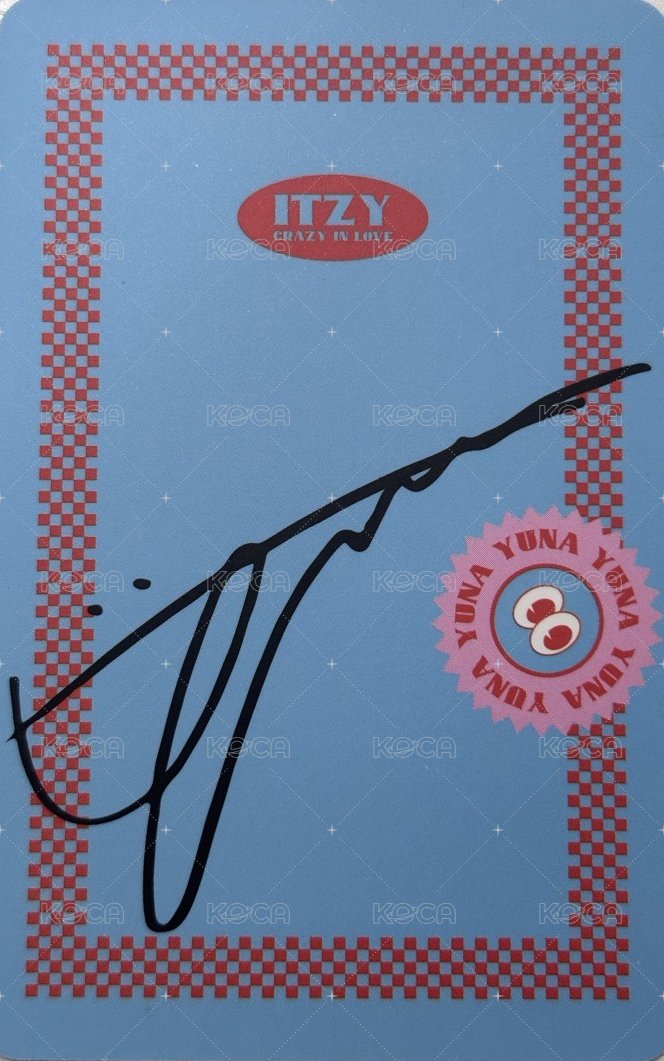 CRAZY IN LOVE 專輯卡 特別版 背面