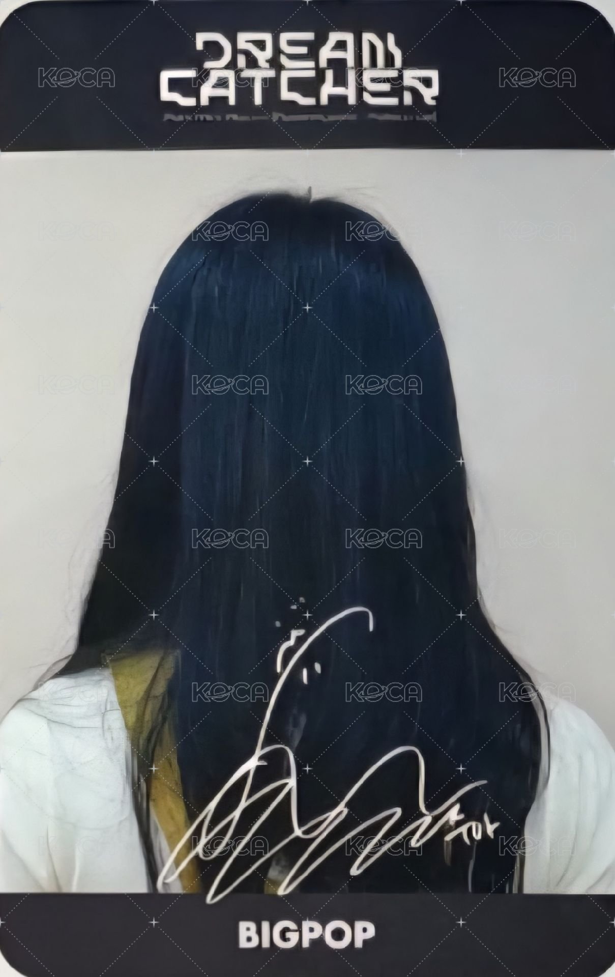 迷你七輯 bg 簽售卡  背面