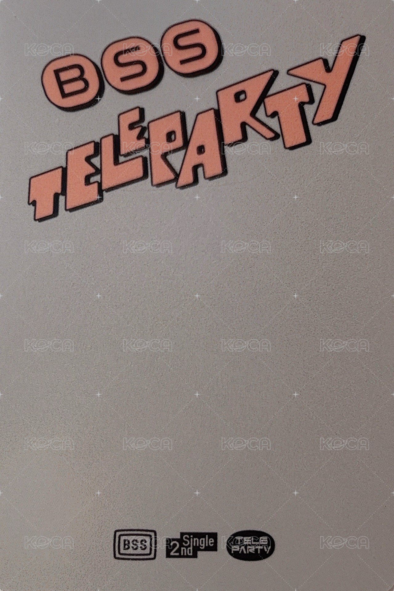 BSS<TELEPARTY> target 特典卡  背面