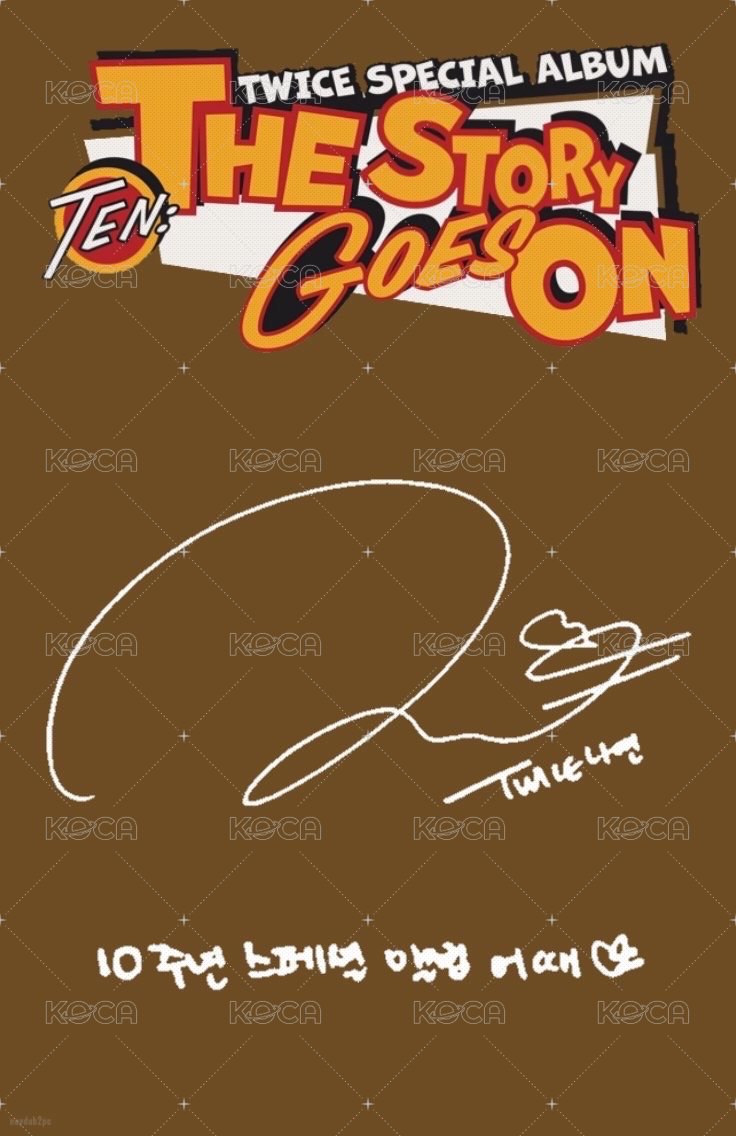 十週年特別專 專輯卡 Cast ver. 背面