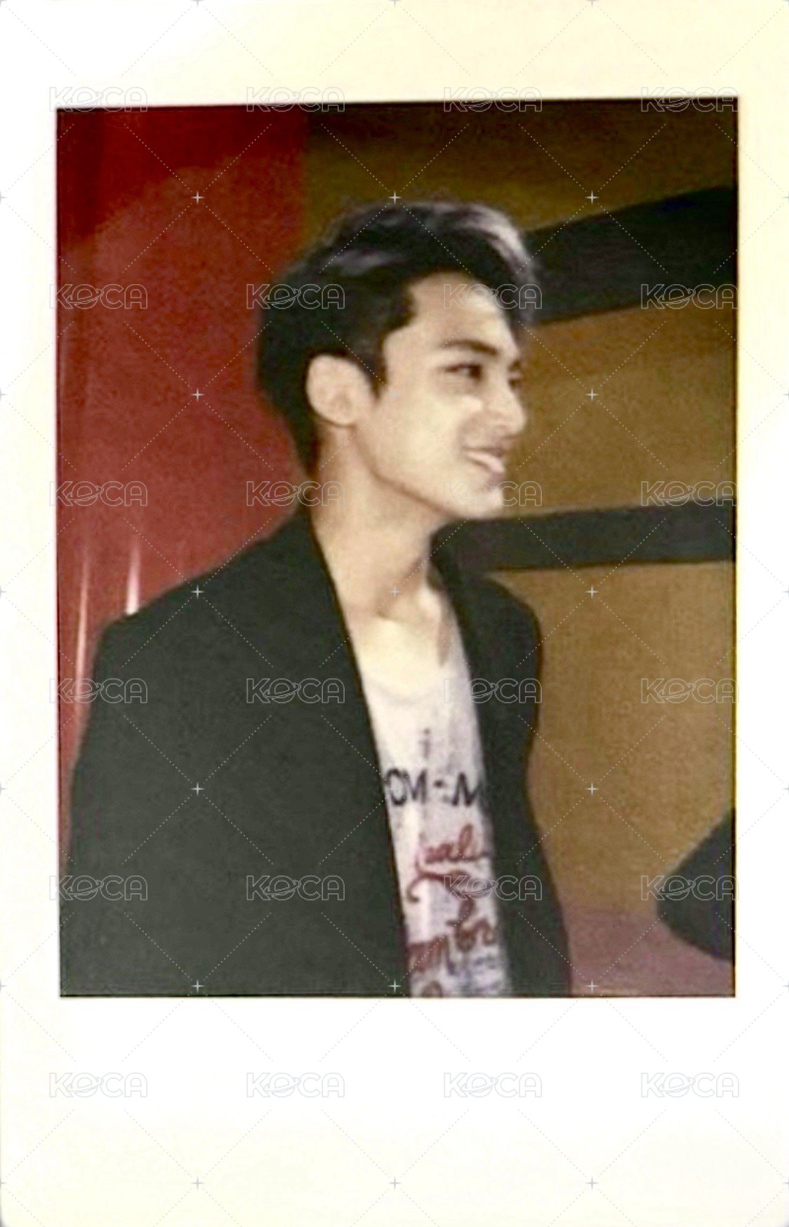 15’BOYS WISH 周邊卡 C ver 閃鑽拍立得鐵盒卡 正面