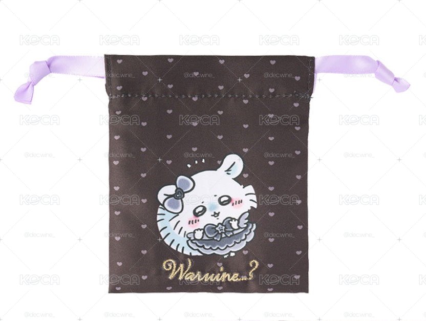 <現貨> 桃桃緞帶束口袋🎀