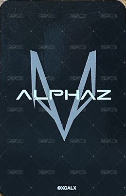 a-nation 入場卡 / 場限卡 FC卡 背面