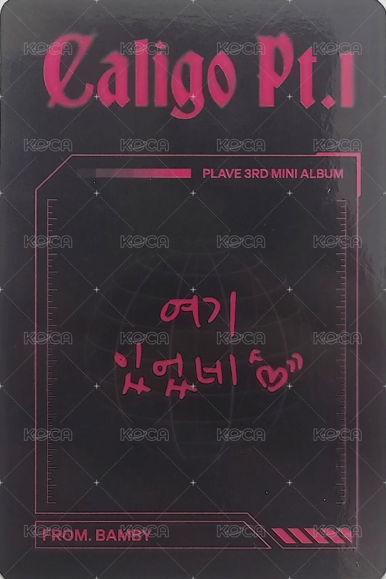 迷三 專輯卡 POCAALBUM Ver. 背面