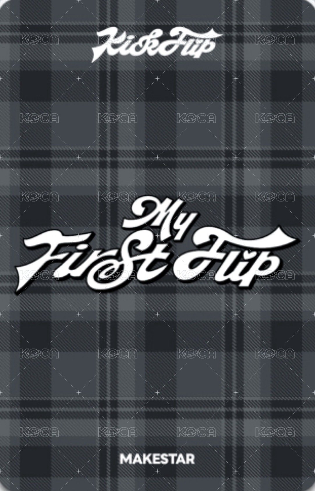 迷三 ms 7.0線下 簽售卡 格子斗篷ver. 背面