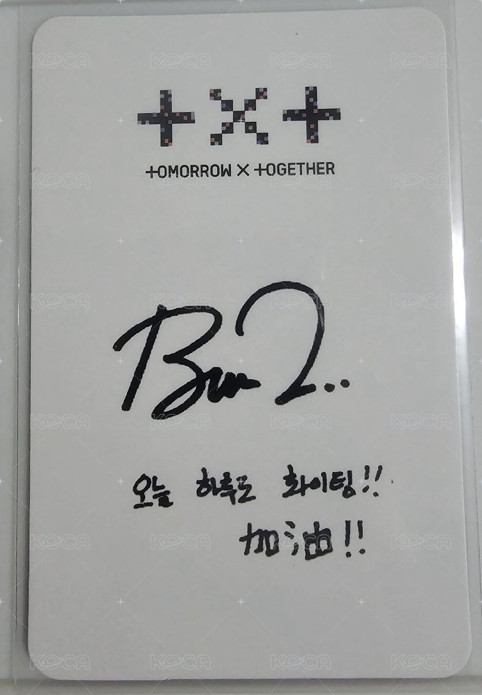 迷三 yzy 1.0 簽售卡  背面