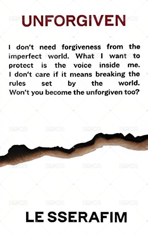 UNFORGIVEN 專輯卡 vol.1 專卡 背面