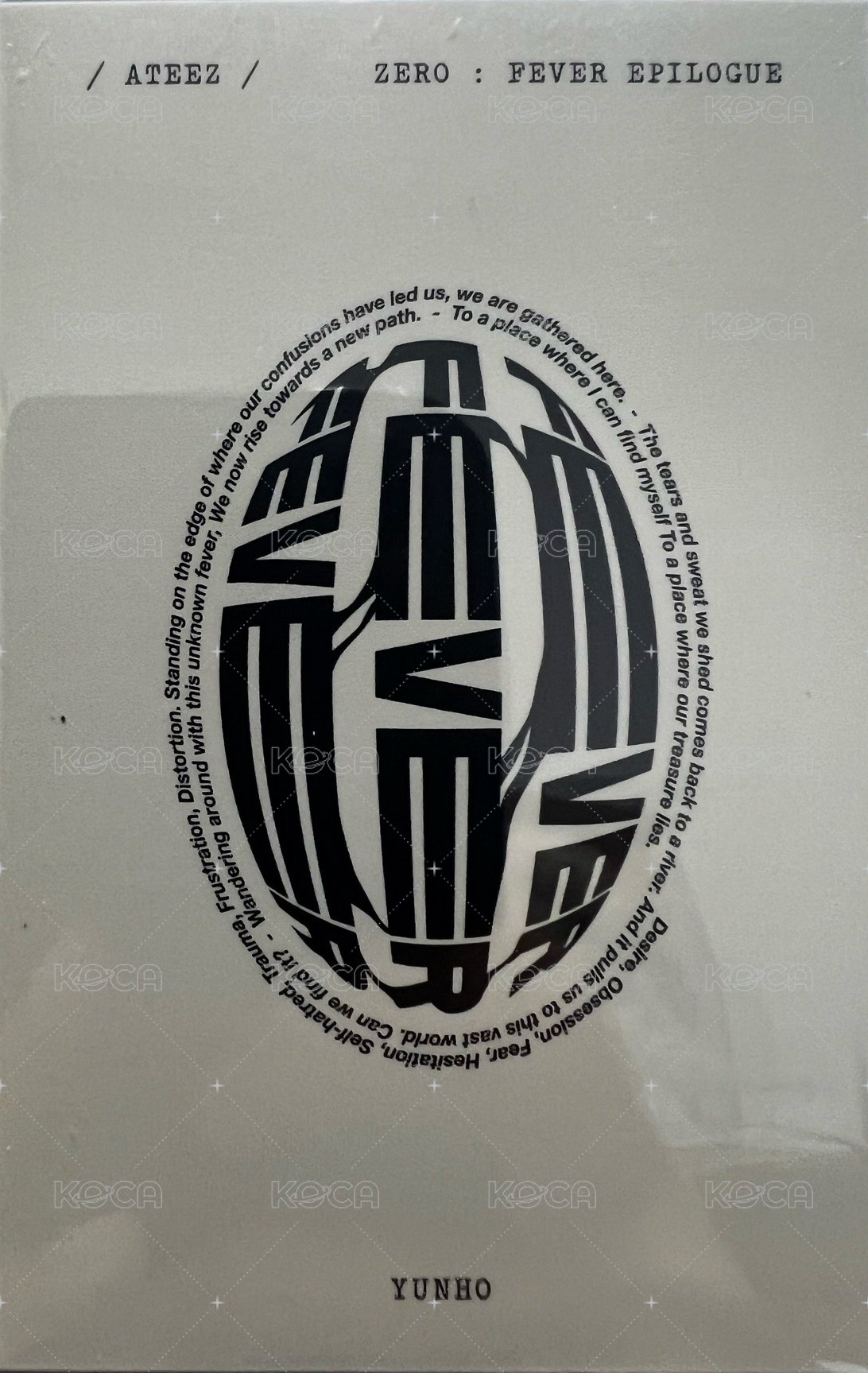 FEVER再版專 專輯卡  背面