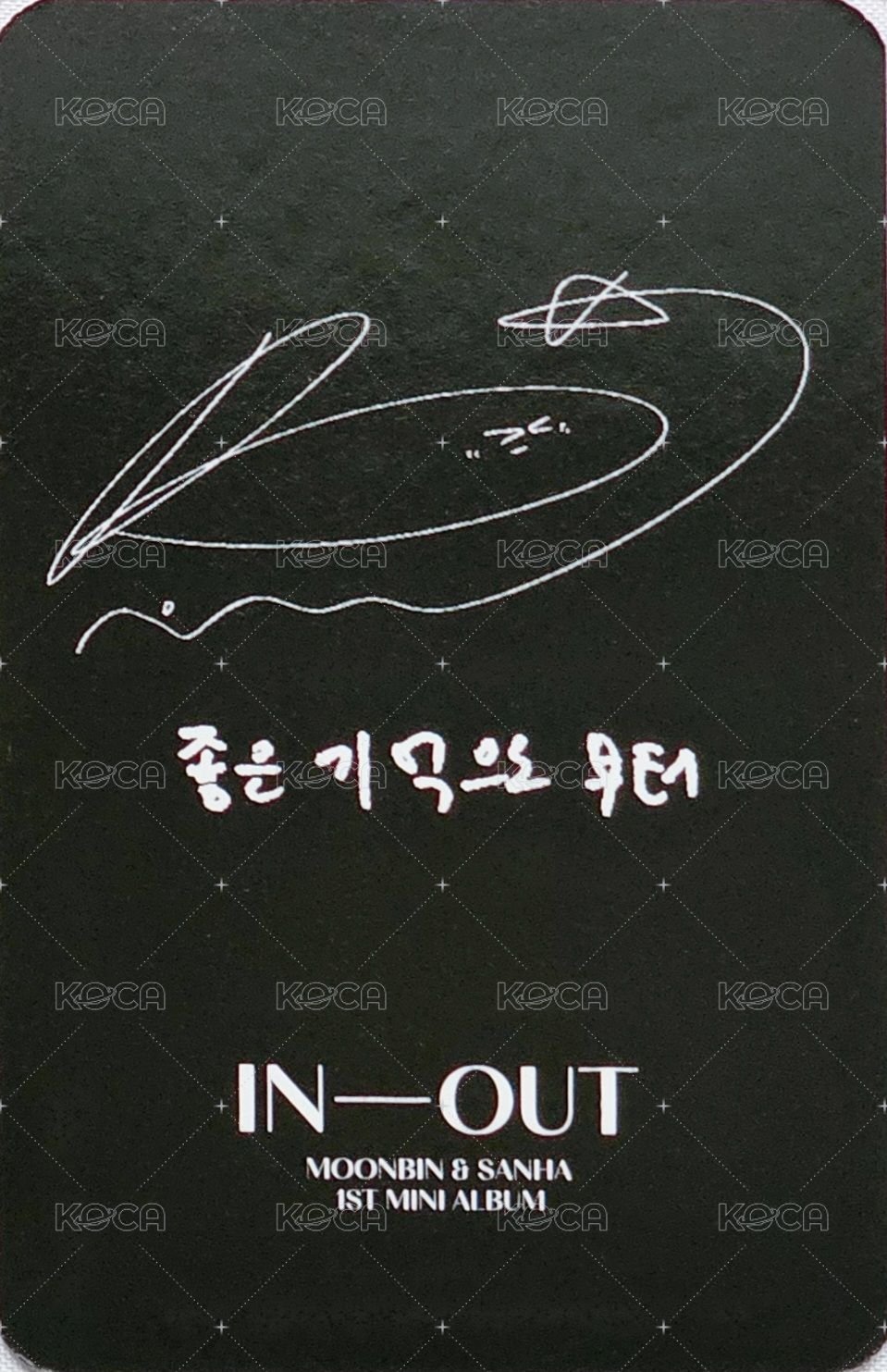 花生迷一 專輯卡 OUT ver. 背面