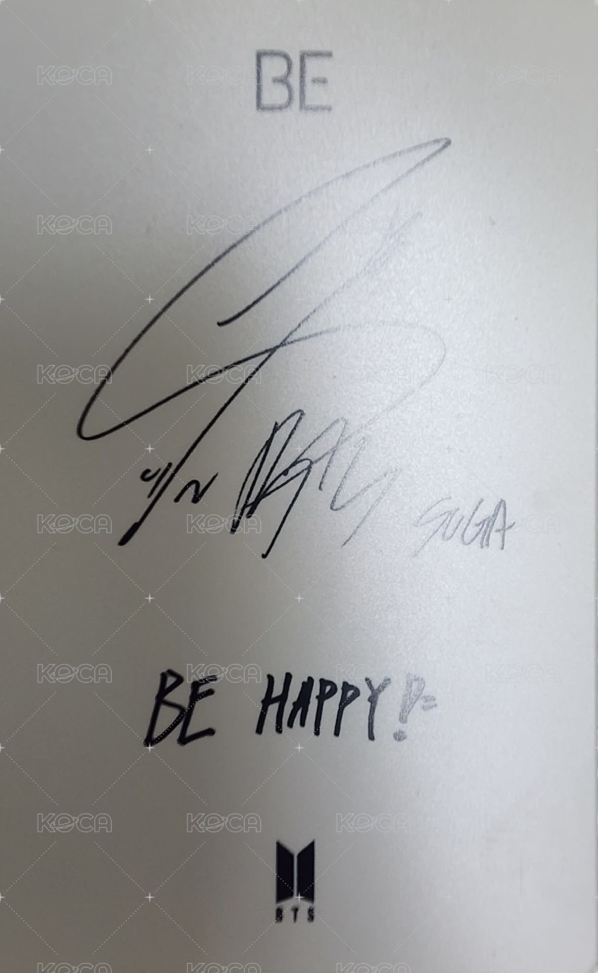 BE m2u 特典卡  背面