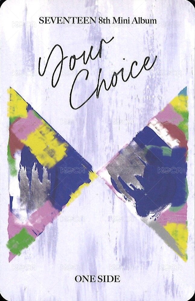 MINI8 專輯卡 ｜ONE SIDE ver. 背面