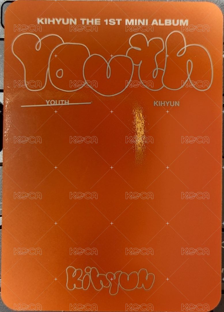 YOUTH 專輯卡  背面