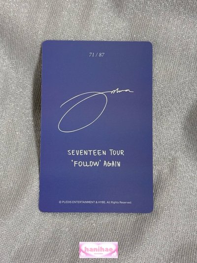Joshua 知秀 FOLLOW AGAIN 卡包卡 71
