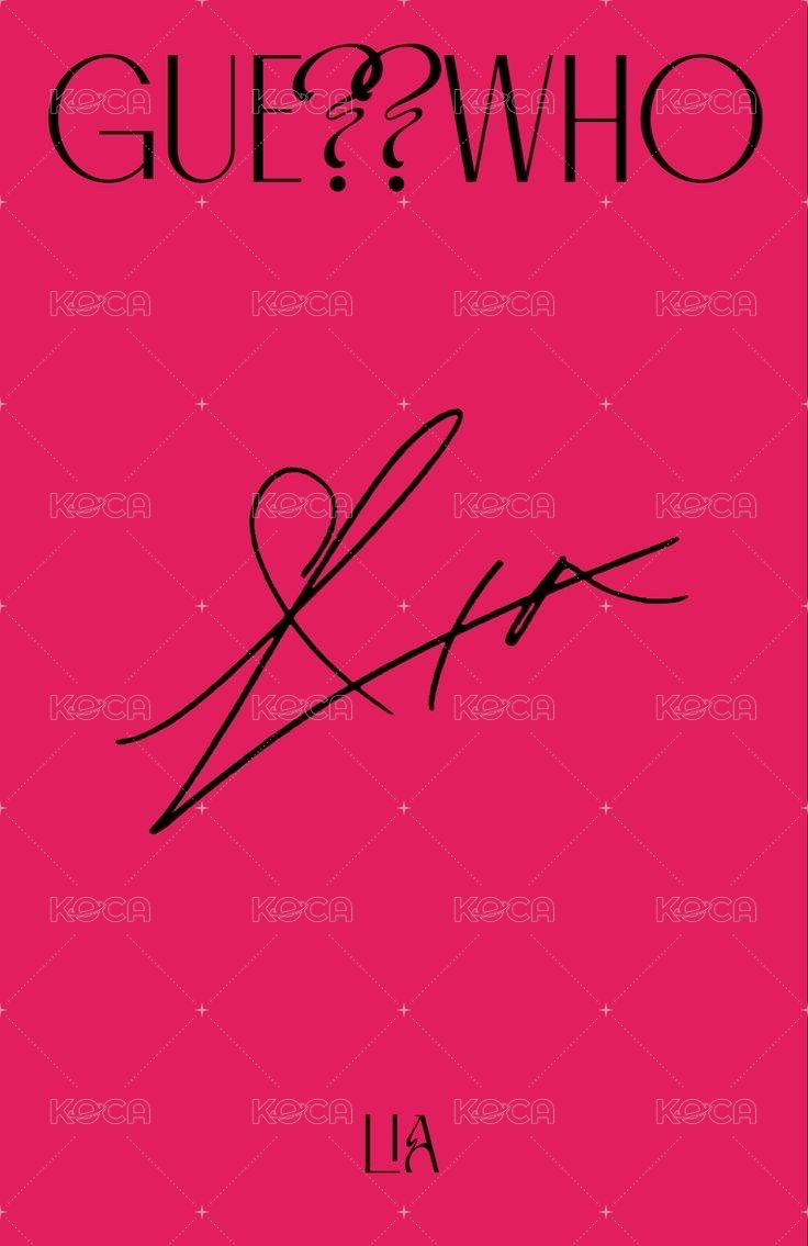GUESS WHO 專輯卡  背面