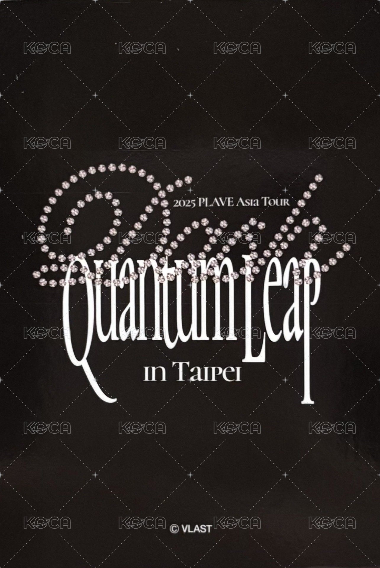 25 亞巡 入場卡 / 場限卡 臺北場 限定團體小卡 背面