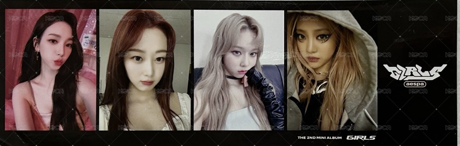 Girls knpops 人生四格卡  正面