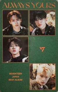 ALWAYS YOURS 專輯卡 D ver. M card