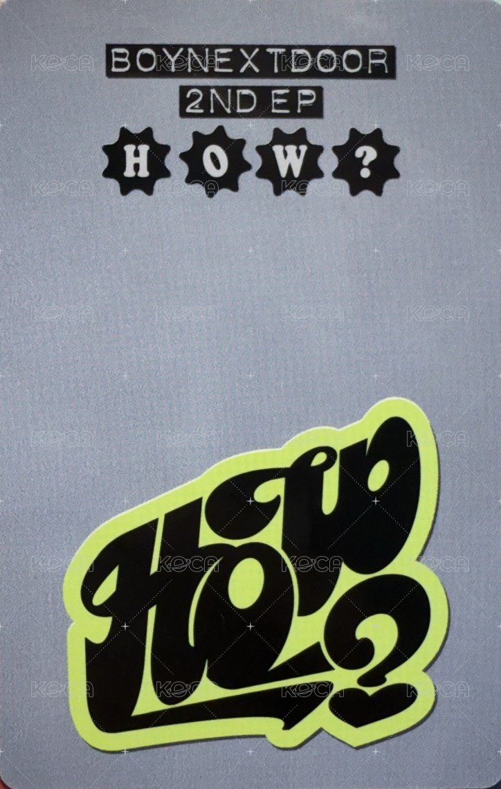 HOW? yzy 2.0 幸運卡 1 背面