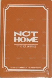 NCT HOME 周邊卡 刮刮卡九 背面