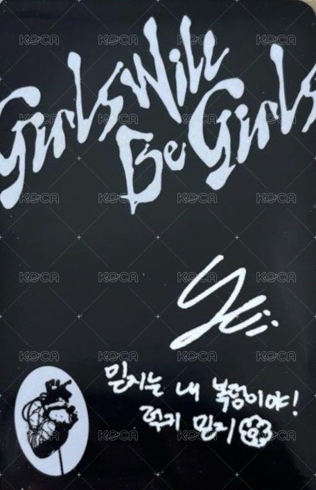 GWBG 專輯卡 CASSETTE BLACK ver. 背面