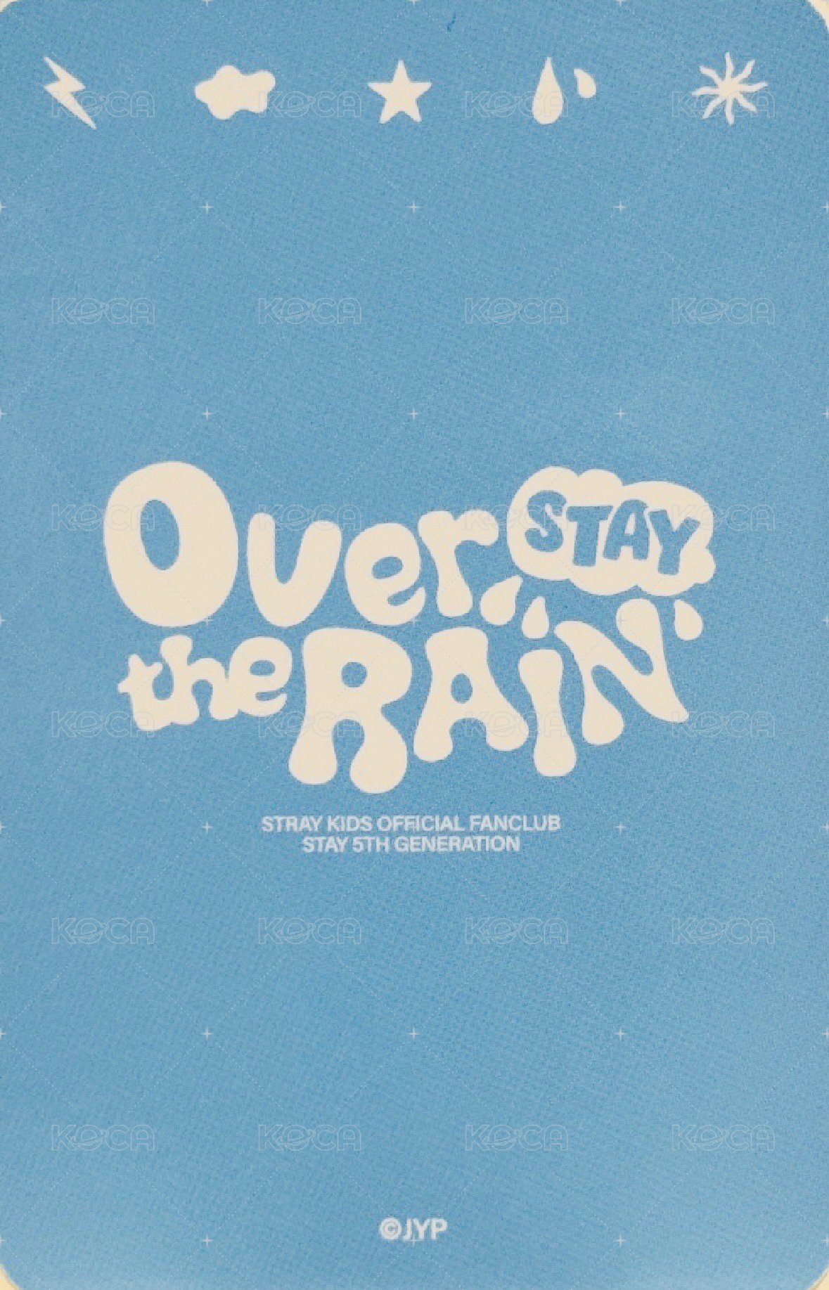 5期會員禮 會員禮卡  背面