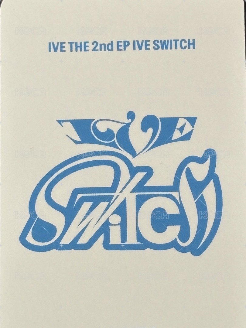 IVE SWITCH ms 2.0 簽售卡  背面