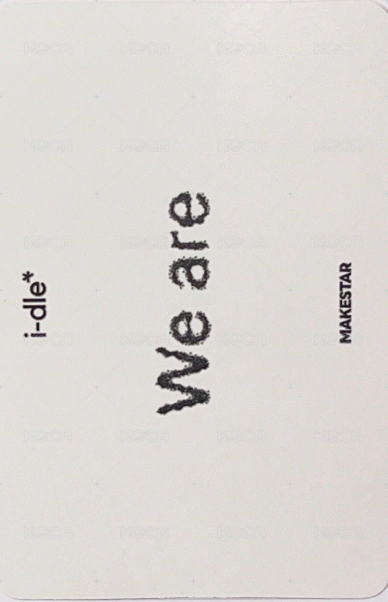 We are ms 幸運卡 5.0 背面