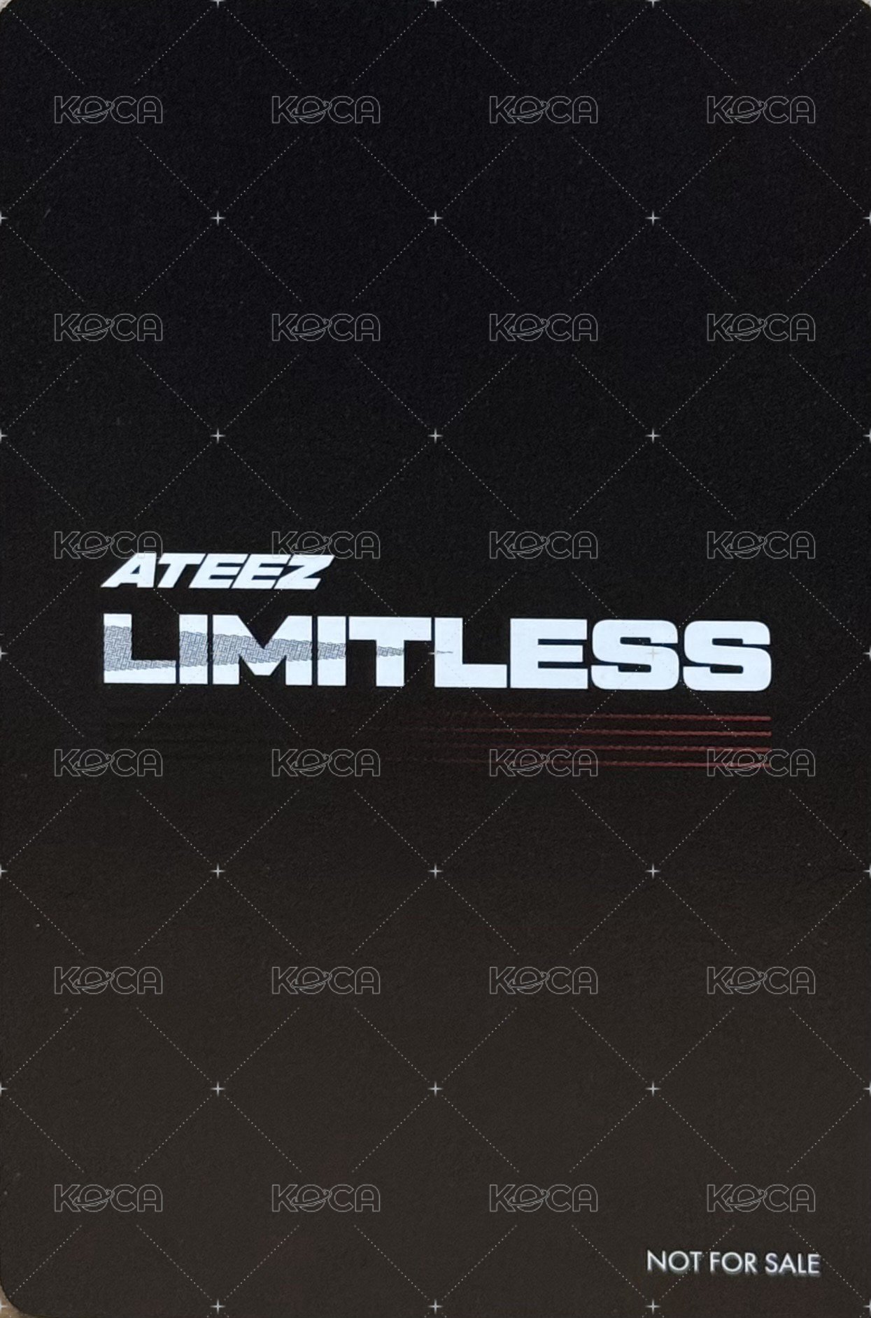 Limitless hmv 特典卡  背面