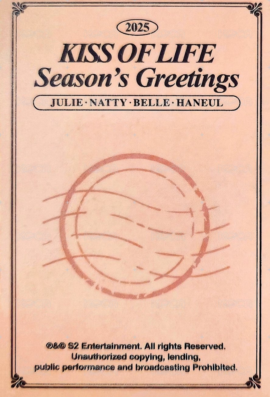 2025 Season’s Greetings 年曆卡  背面