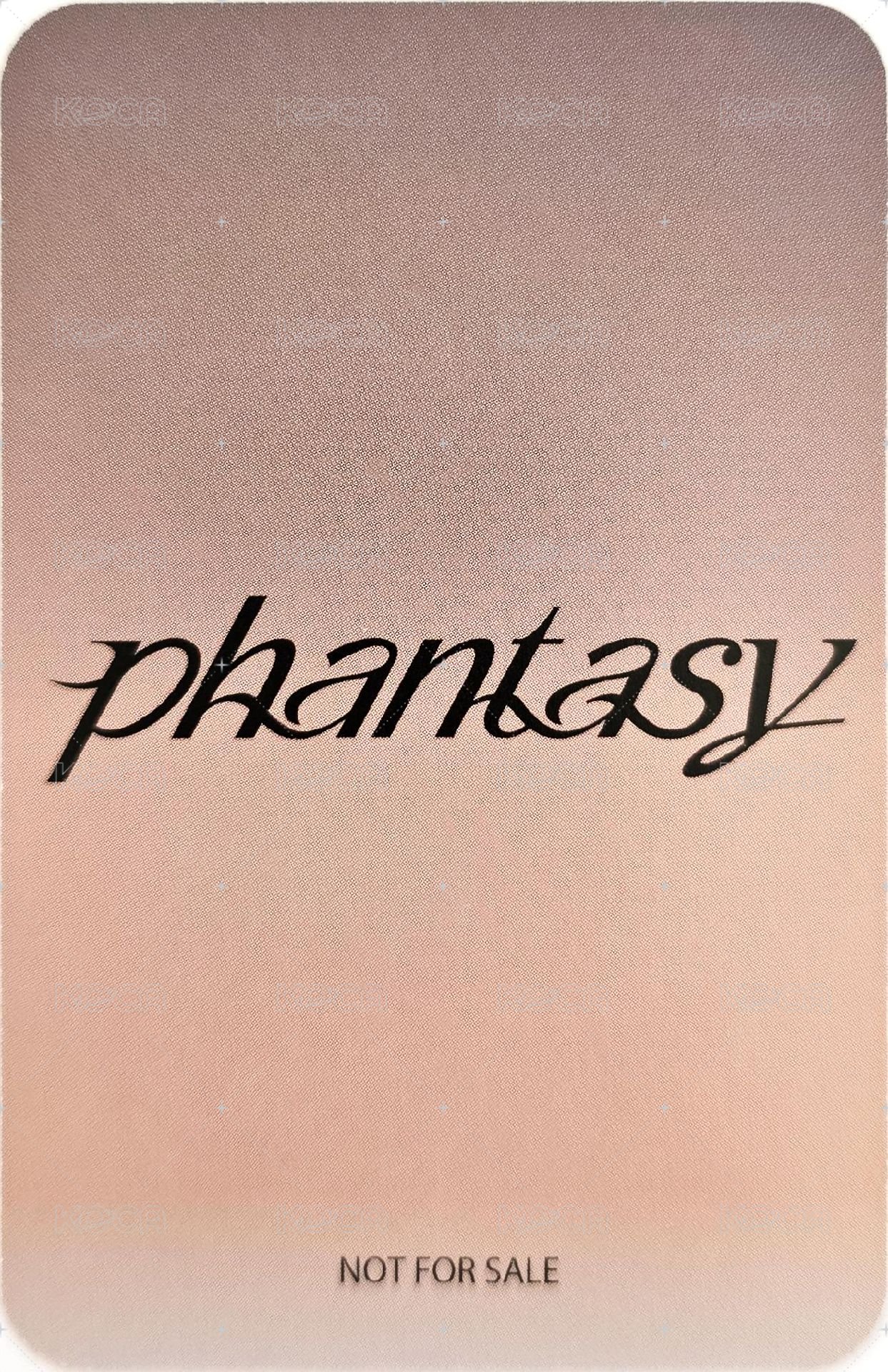 PHANTASY Pt.3 Love Letter 抽選卡 日本特典會 背面