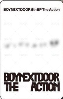 The Action hmv 抽選卡  背面