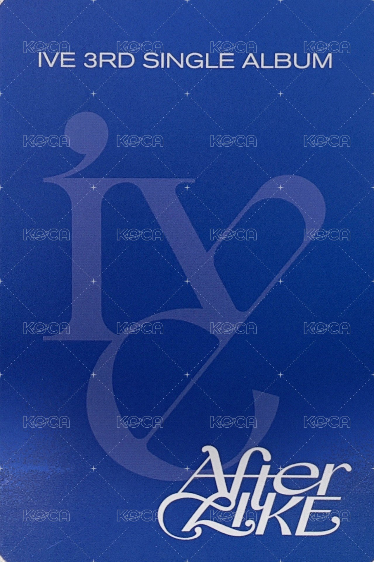 After LIKE sw 1.0 簽售卡  背面