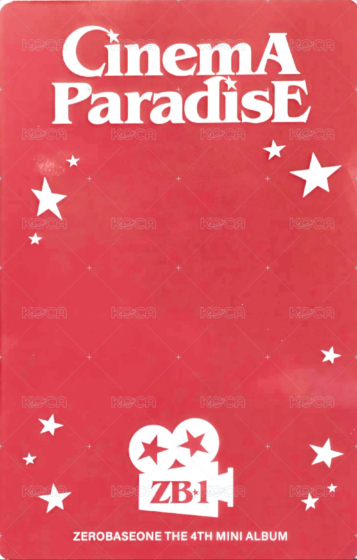 迷四 專輯卡 ZEROSE ver. 背面