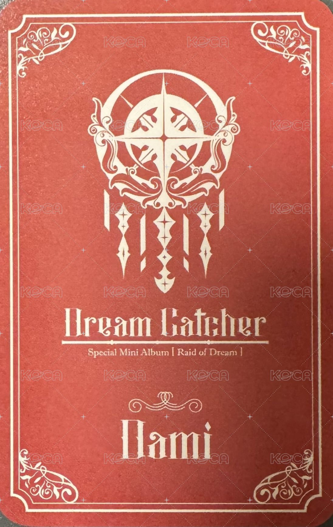 特別一輯 mmt 特典卡  背面