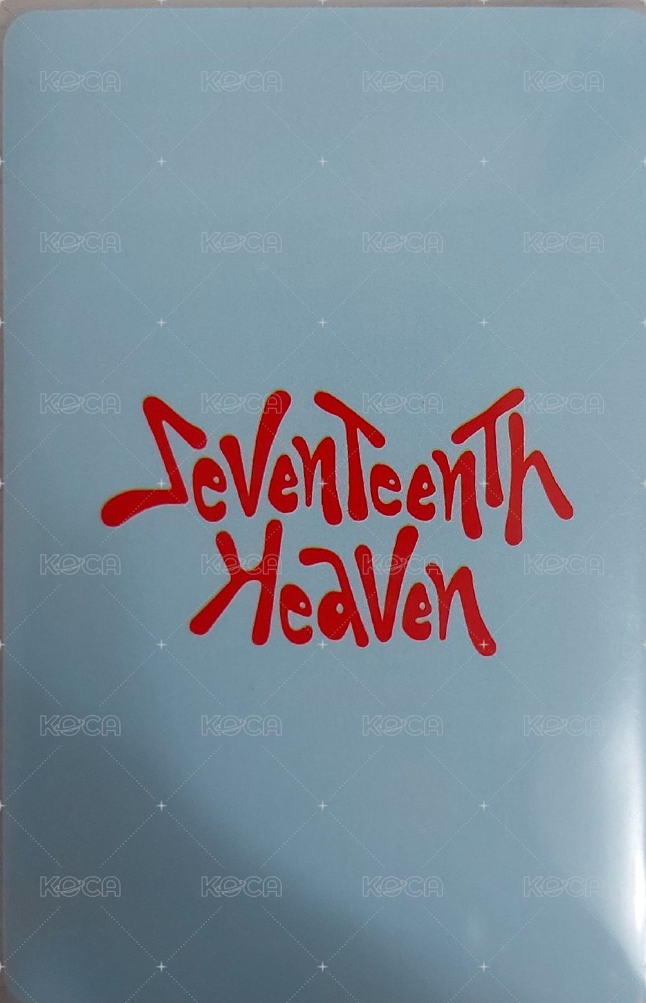 MINI11 711 周邊卡 海報卡 背面