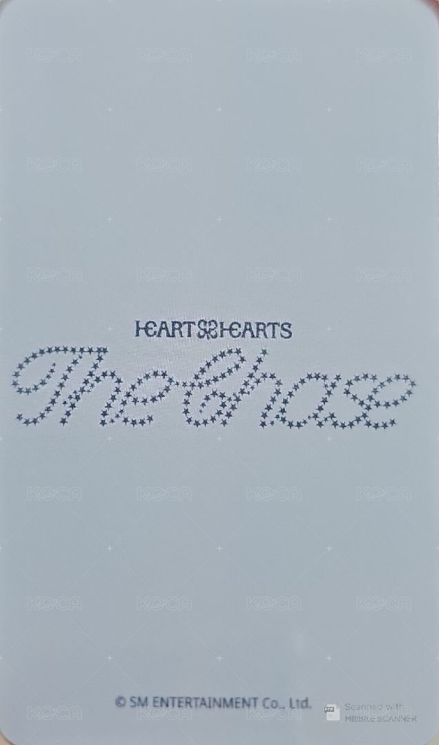 單一 am 簽售卡  背面