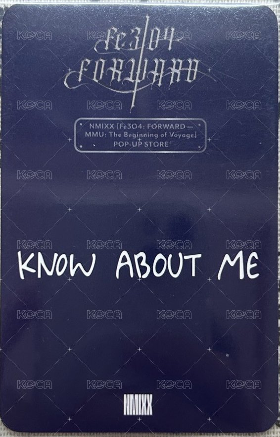 FORWARD sw 1.0 幸運卡 毛毯圭 背面