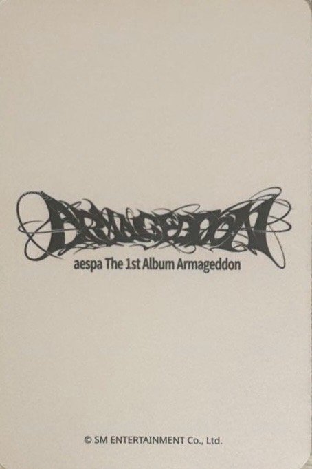 正規一 am 幸運卡 吉 背面