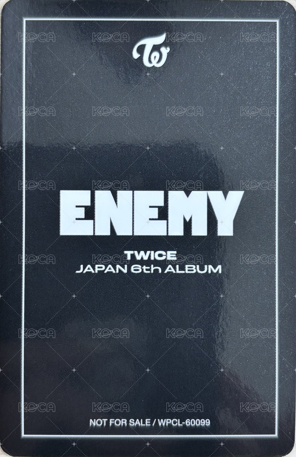 ENEMY 專輯卡 SANA盤 背面