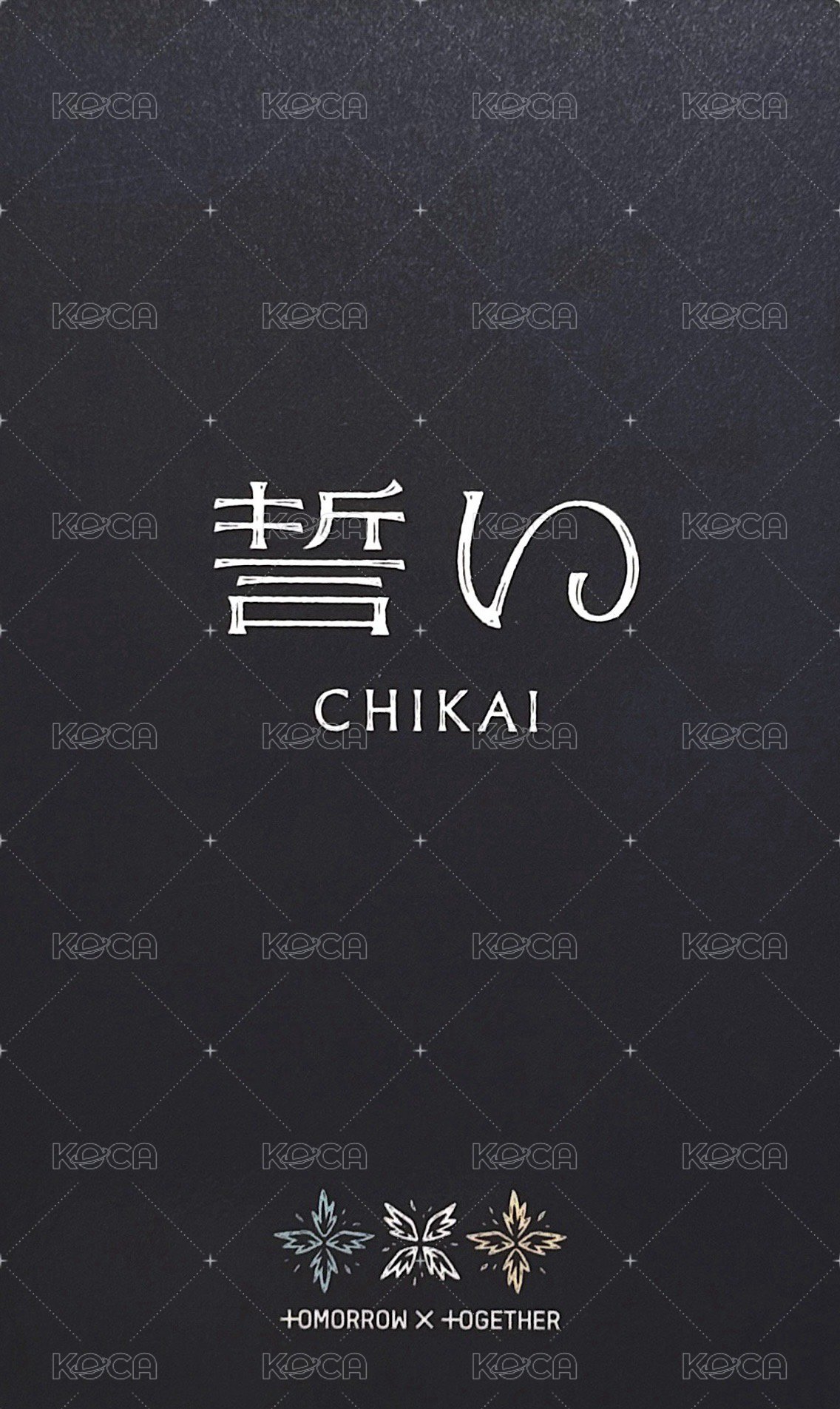 CHIKAI 誓い 塔店 幸運卡  背面