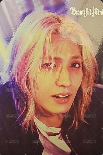 Beautiful Mind 明信片 預售禮 背面