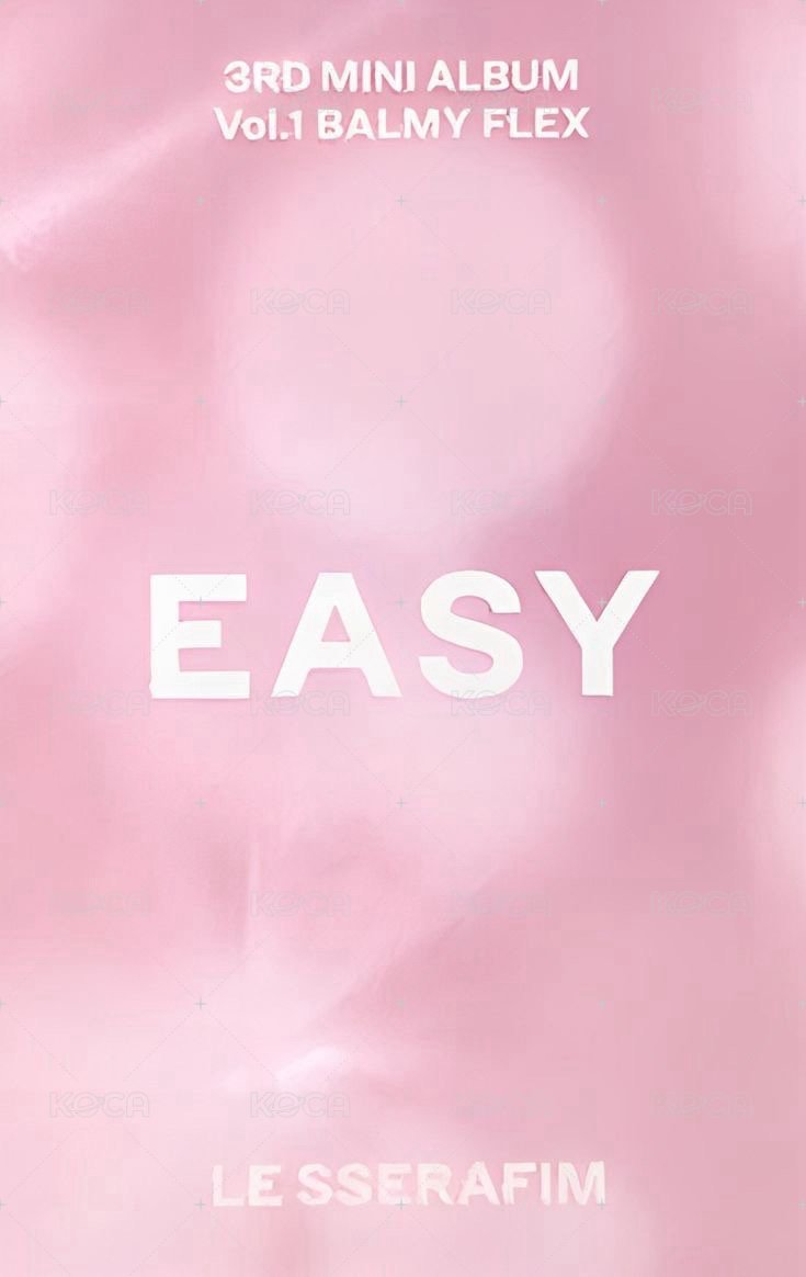 EASY 專輯卡 Vol.1 專卡 背面