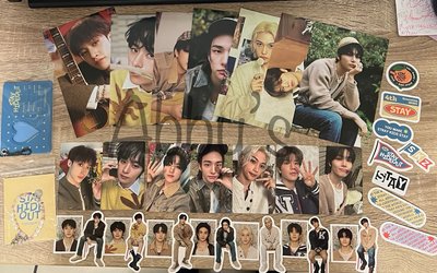 Stray kids 4期 會員禮 小卡 娃包 貼紙組 拆售 Stay Hideout