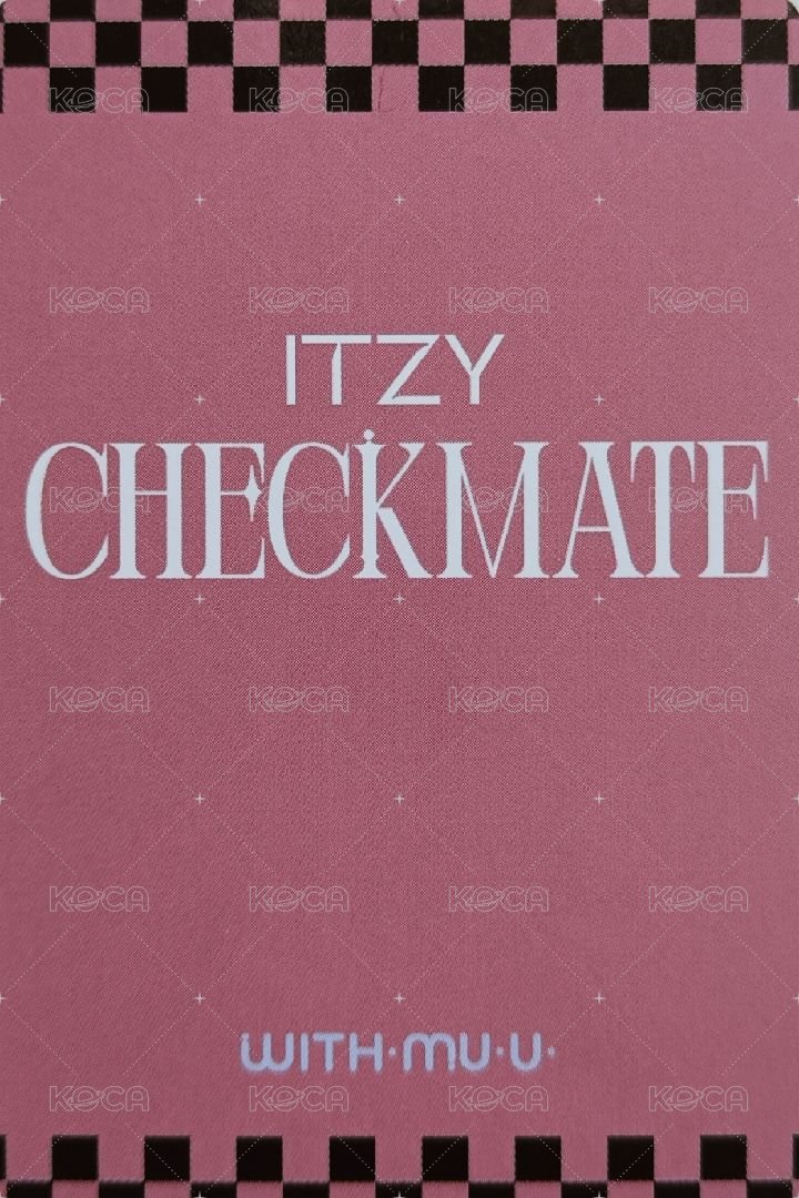 CHECKMATE wm 2.0 簽售卡  背面