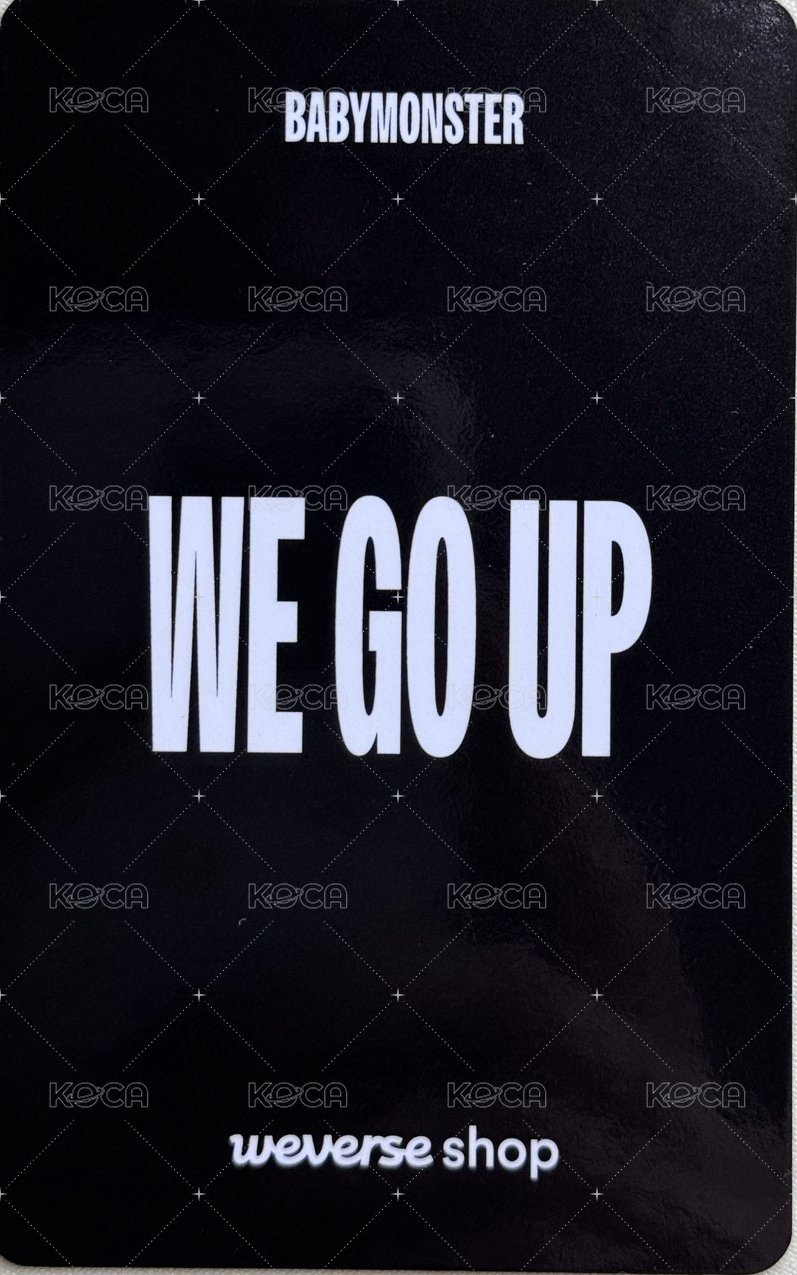 WE GO UP wvs 預售 特典卡 ruka 背面