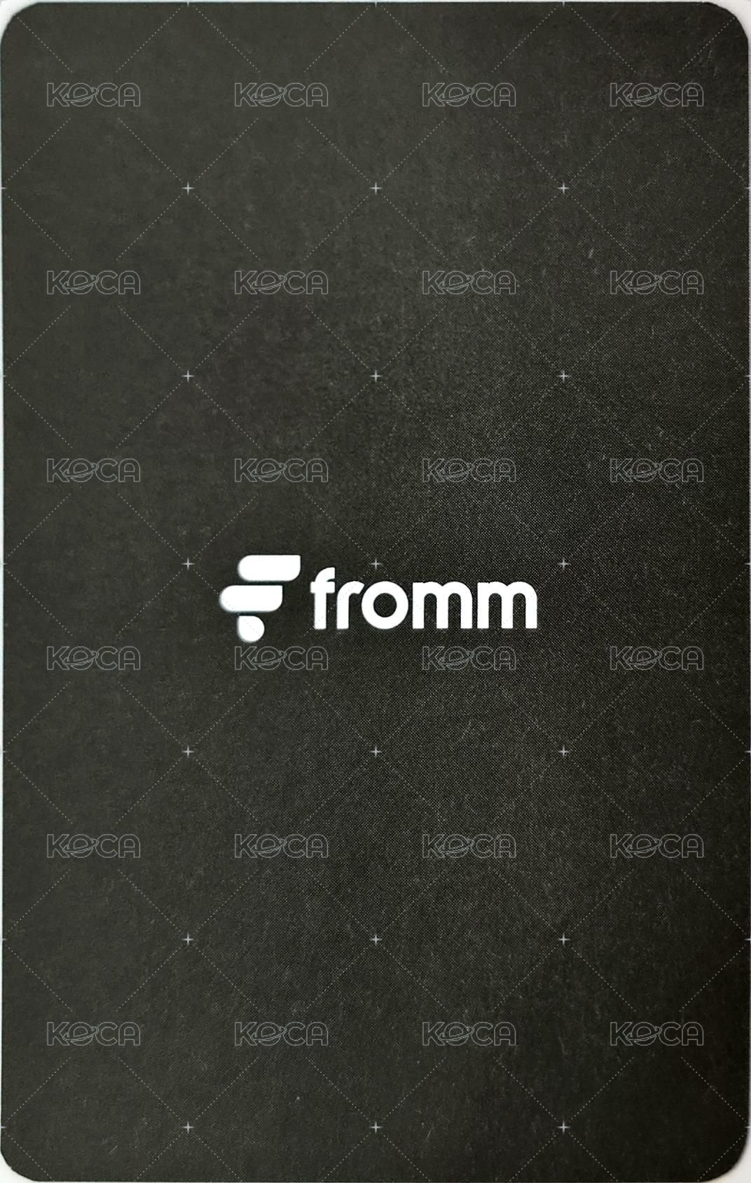 fromm 周邊卡  背面