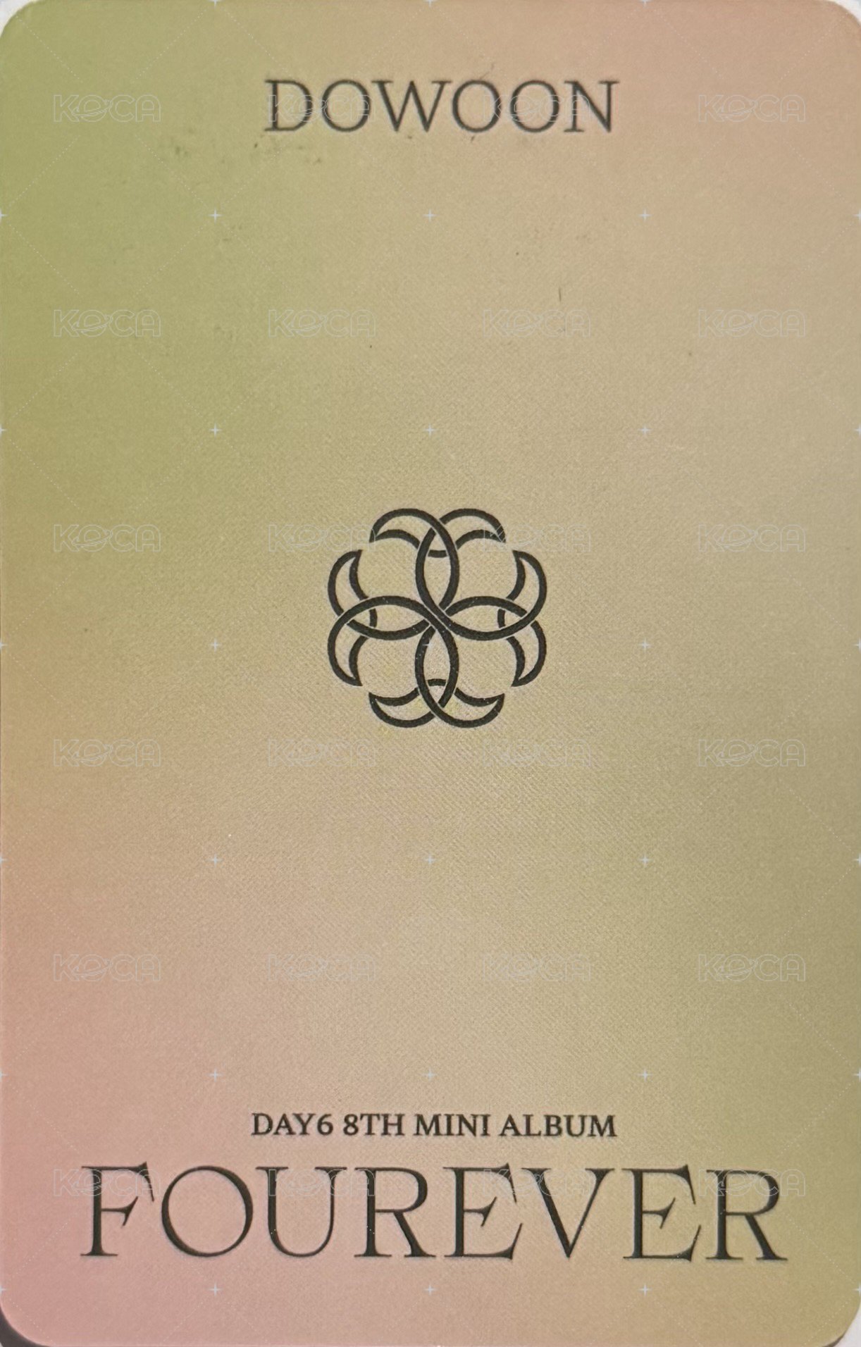 迷八 一般專 專輯卡  背面