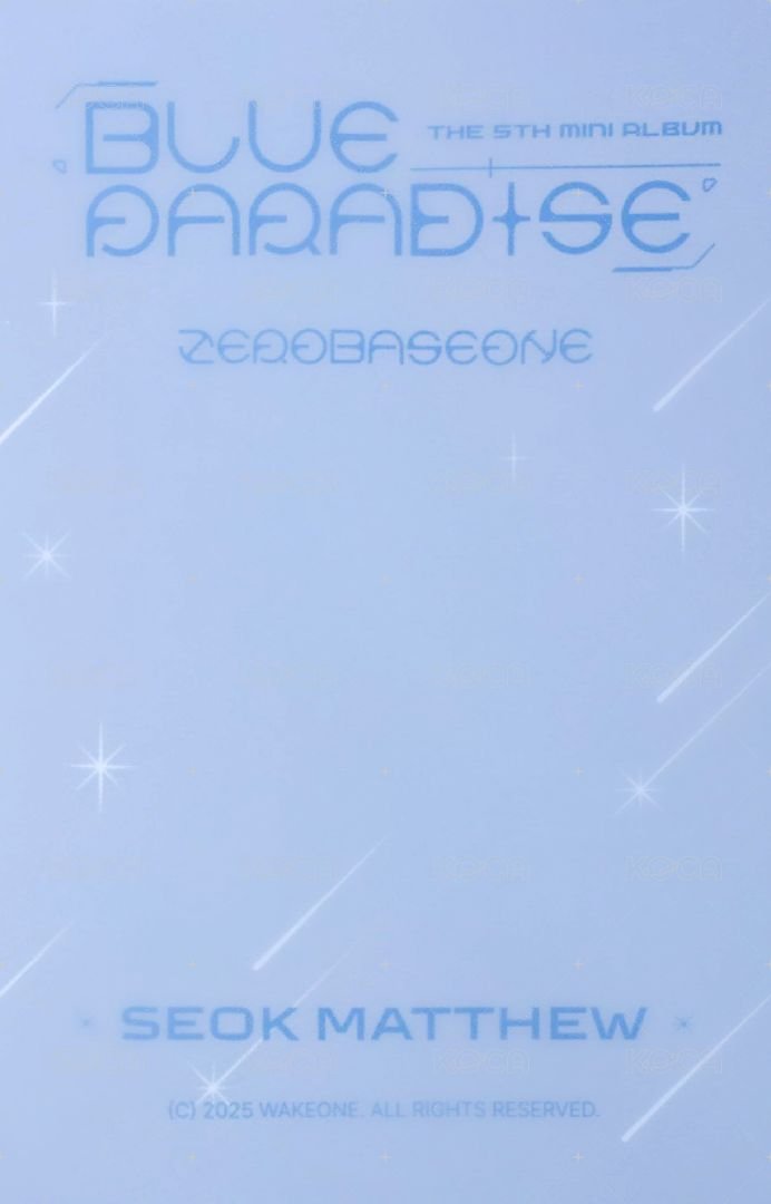 迷五 專輯卡 KEY CAP 固卡 背面