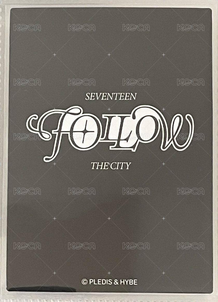 FOLLOW 集章卡  背面